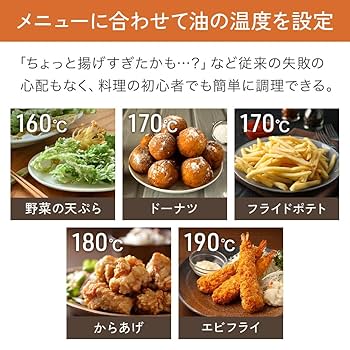 Amazon.co.jp: seathestars 電気フライヤー 卓上フライヤー 1.2L